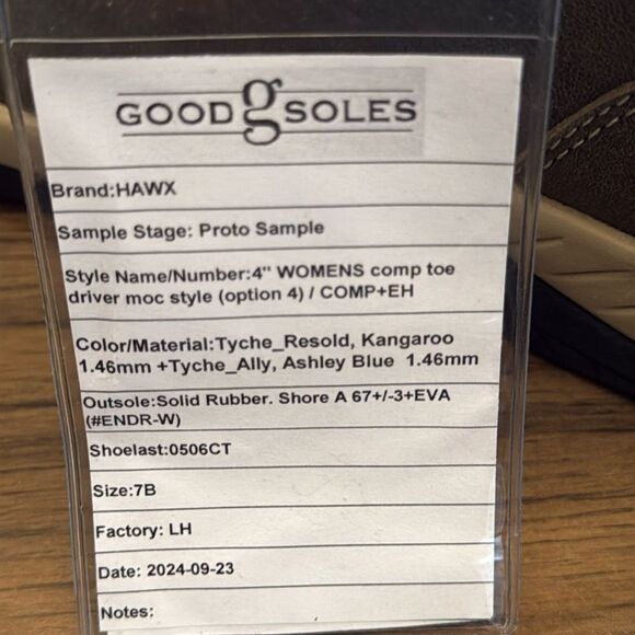 Hawx Women’s Tan and Gray Moccasins - Picture 9 of 9